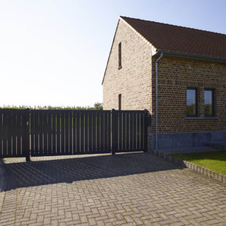 Vleugelpoort Keulen donkergrijs
